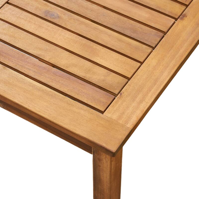 Perla Outdoor Acacia Wood Coffee Table by Christopher Knight Home