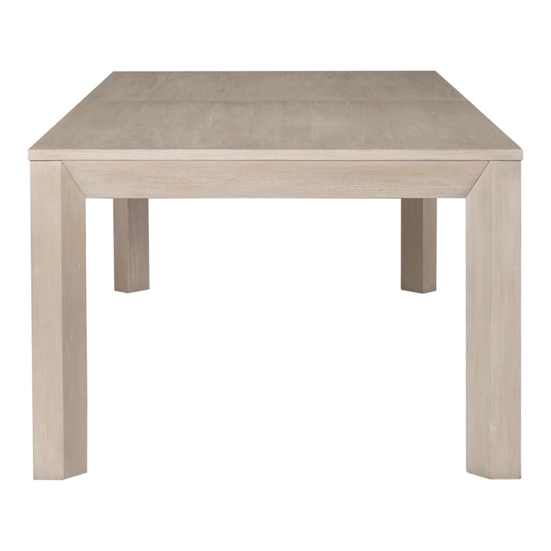 Furniture of America Durem Modern 118-inch Solid Wood Extendable Dining Table with Leaf