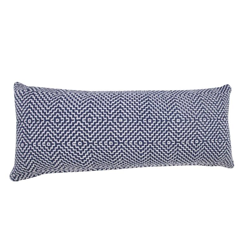 Sevita Diamond Delight Woven Geometric Throw Pillow