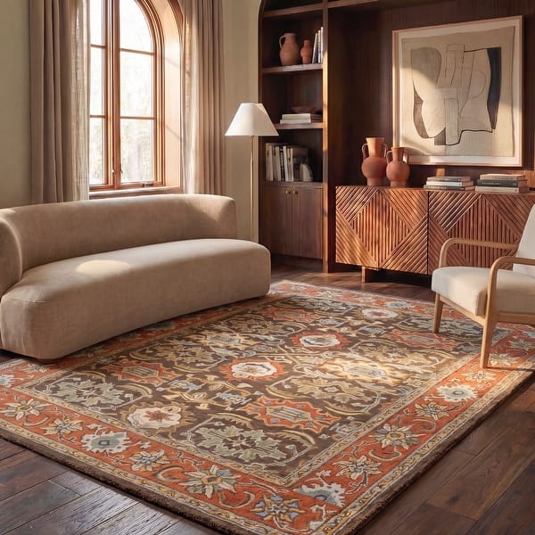 slide 2 of 55, SAFAVIEH Handmade Heritage Britney Traditional Oriental Wool Rug