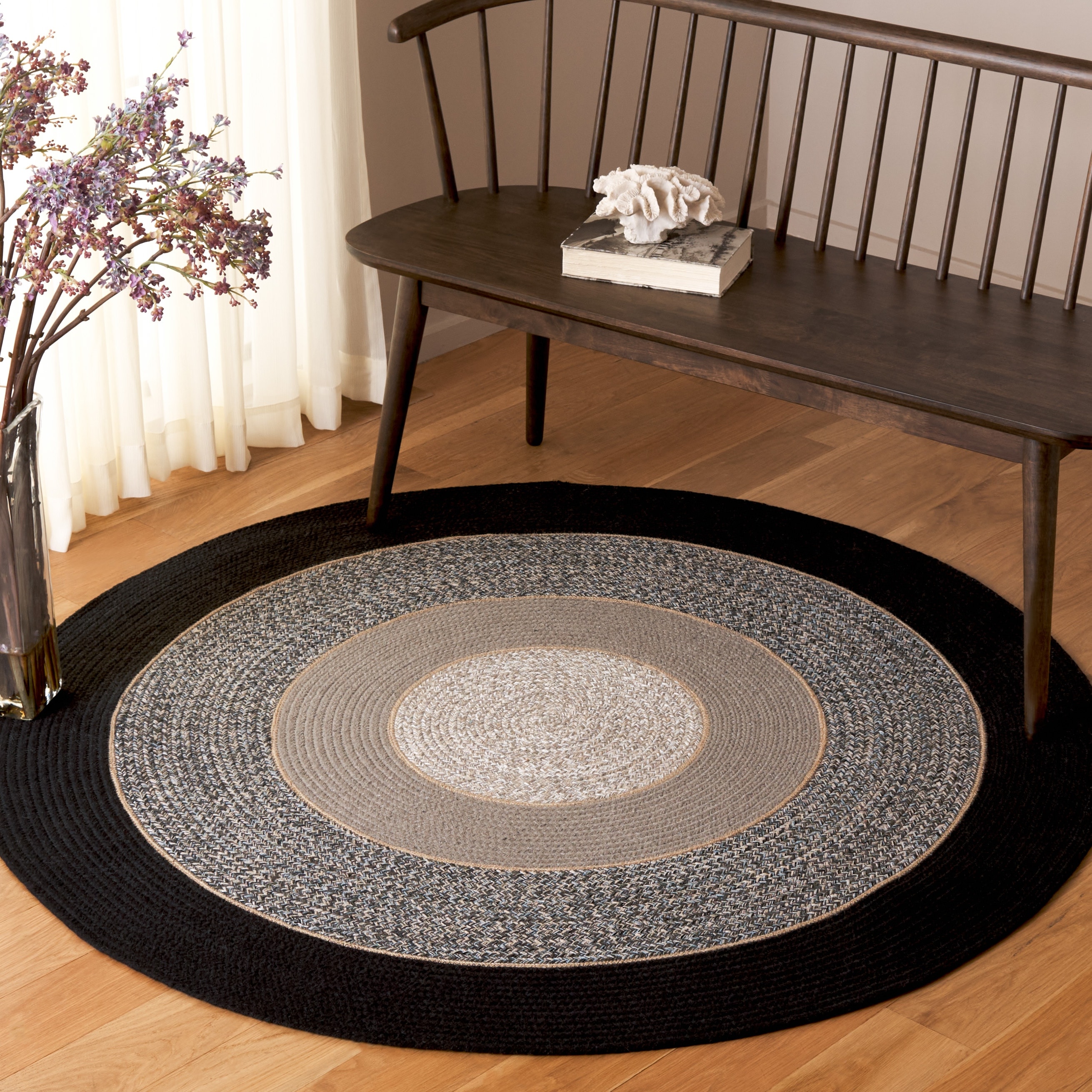 SAFAVIEH Flatweave Braided Leliete Nautical & Coastal Cotton Rug