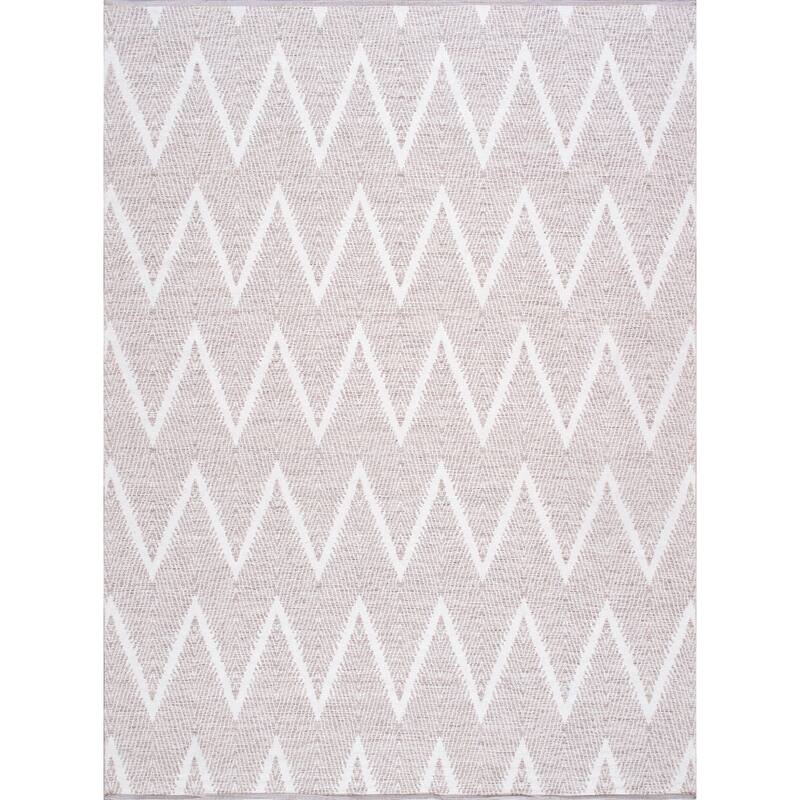 Pasargad Home Simplicity Collection Cotton Rug - 9' x 12' - Beige