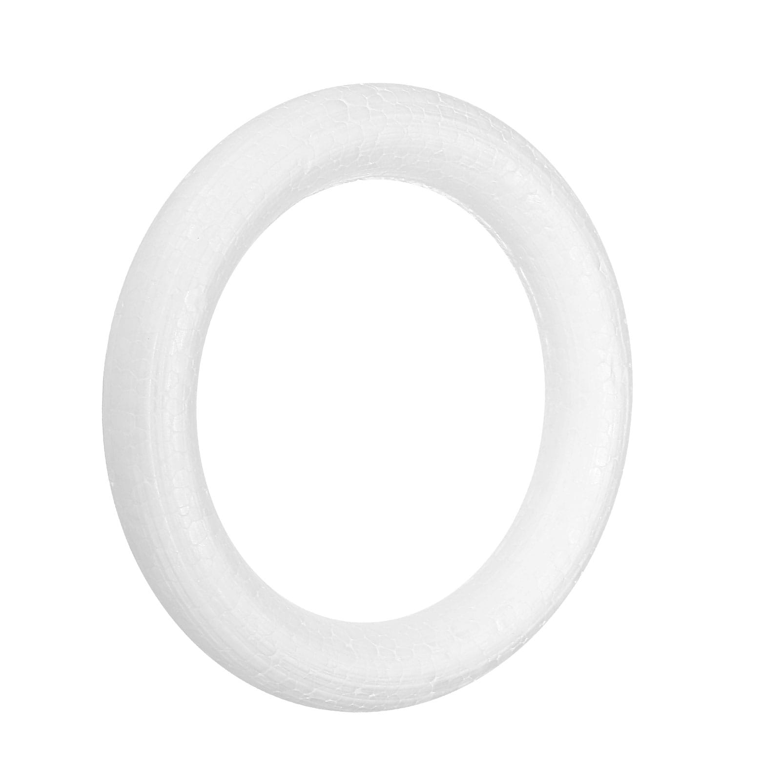 2.8 Inch Foam Wreath Forms Round Craft Rings for DIY Art Florists Pack of 2  