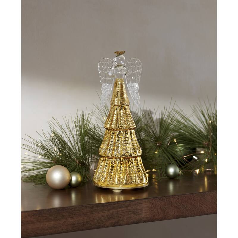 Lenox Radiant Light Lit Angel Figurine - 3.5" Round