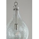 preview thumbnail 4 of 6, Rabun 1-light Hanging Pendant w/ Clear Stone Seeded Glass