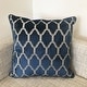 Rodeo Home Alaya Luxury Cut Velvet Square Throw Pillow - On Sale ...