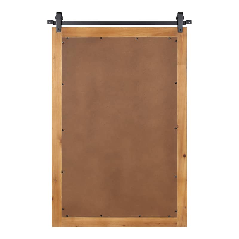 Kate and Laurel Cates Rustic Rectangular Wall Mirror