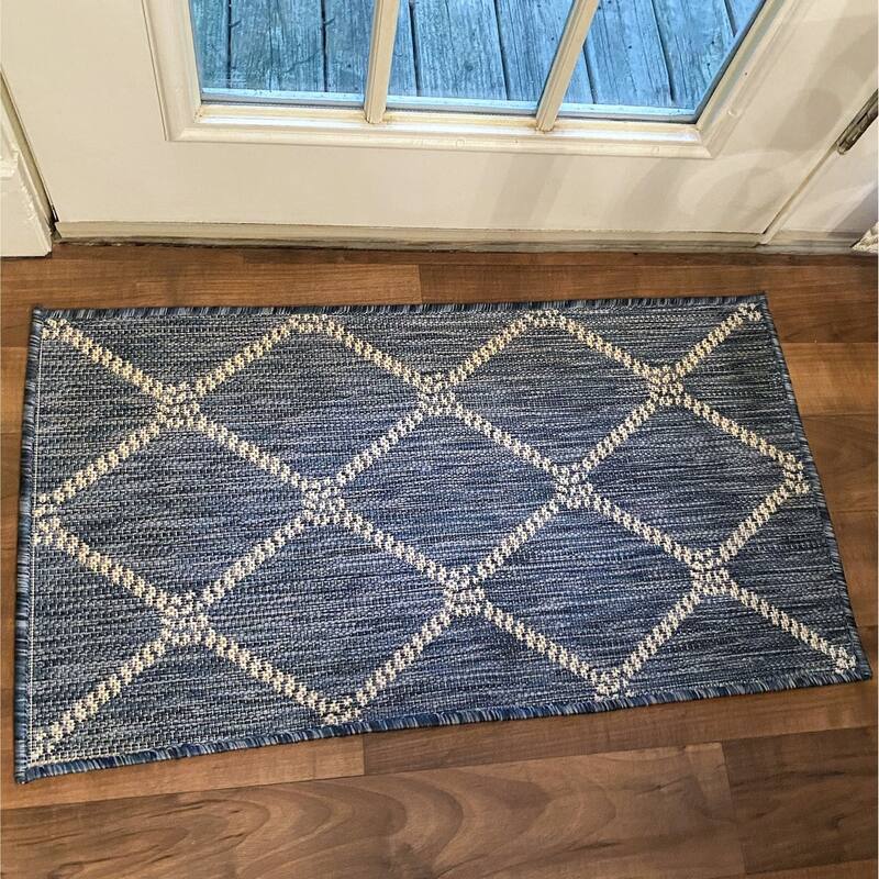 Sevita Nautical Knot Indoor Outdoor Rug - 1'10" x 3'
