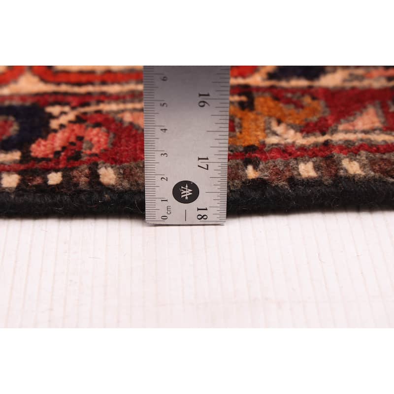 ECARPETGALLERY Hand-knotted Kayseri Vintage Dark Red Wool Rug - 5'6 x 6'7