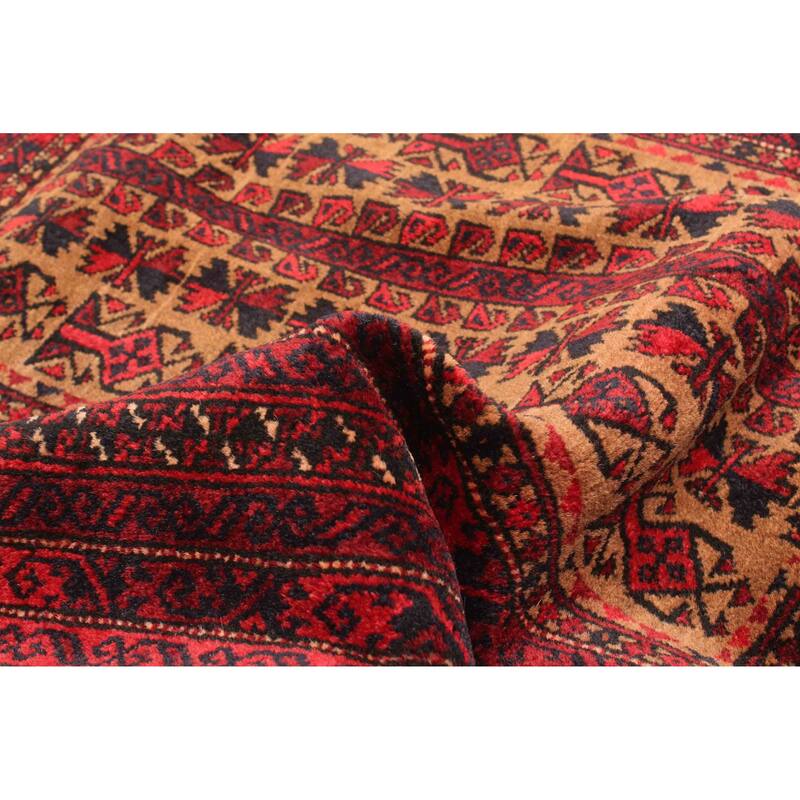 ECARPETGALLERY Hand-knotted Teimani Brown Wool Rug - 3'0 x 4'5