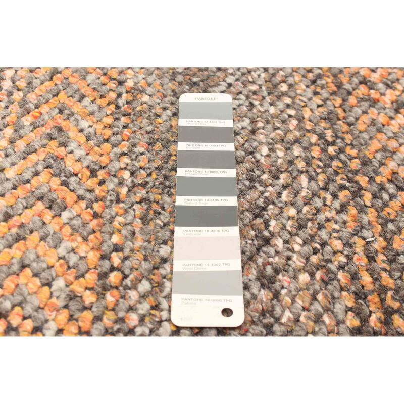 ECARPETGALLERY Hand-knotted Eternity Grey Wool Rug - 3'1 x 5'1