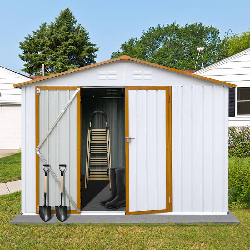 Metal garden sheds 10ftx12ft outdoor storage sheds
