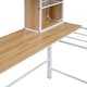 preview thumbnail 10 of 19, Twin Size Metal Loft Bed with Desk & Ladder for Kids