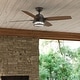 preview thumbnail 1 of 21, Hunter 52" Ocala Outdoor Ceiling Fan w/LED Light Kit and Pull Chain - Industrial, Rustic, Coastal - Damp Rated!