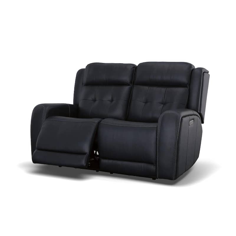Grant 63" Premium Leather Reclining Loveseat by Flexsteel