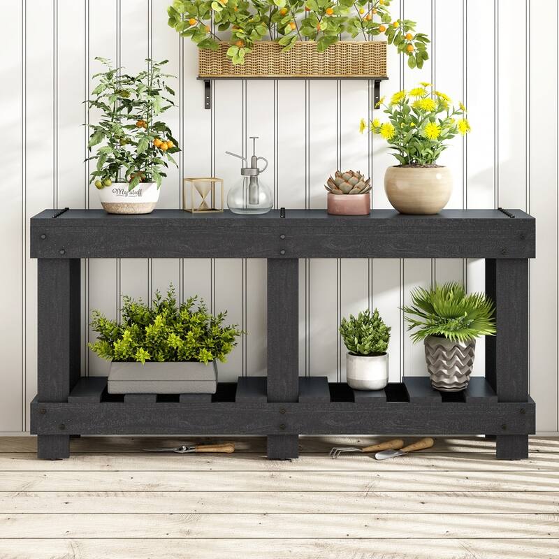 Vintage Entryway Table 6 Reinforced Legs