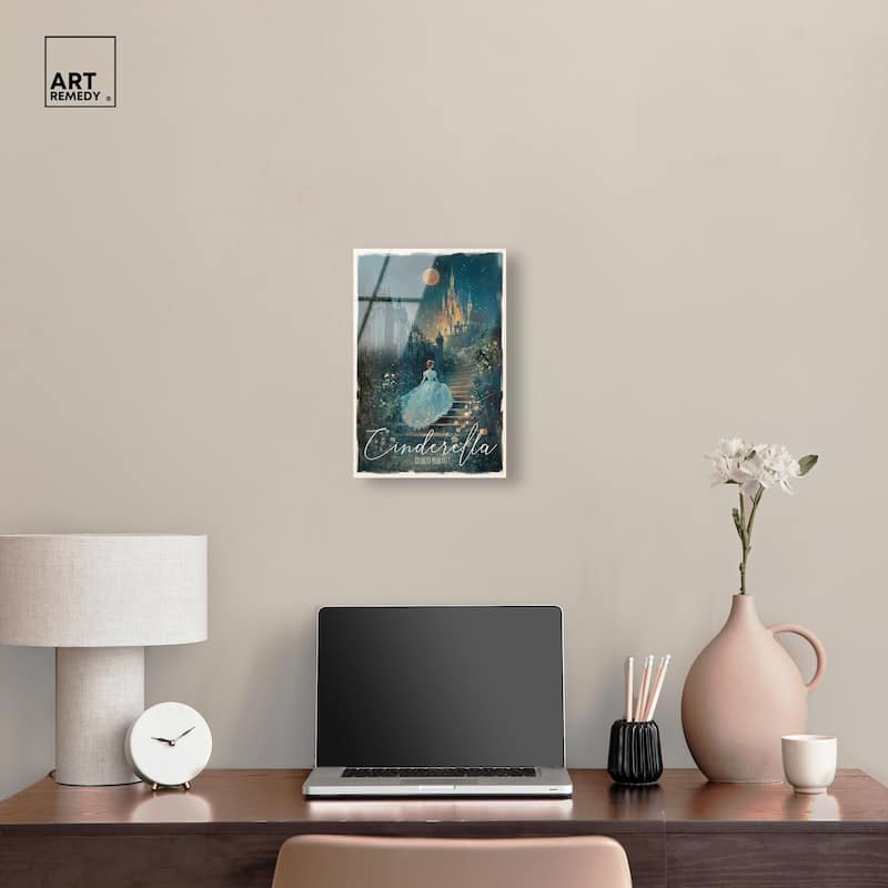 Classic Cinderella Acrylic by Art Remedy, Ready to Hang
