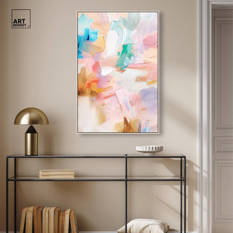Rose Quartz II Canvas by Art Remedy
