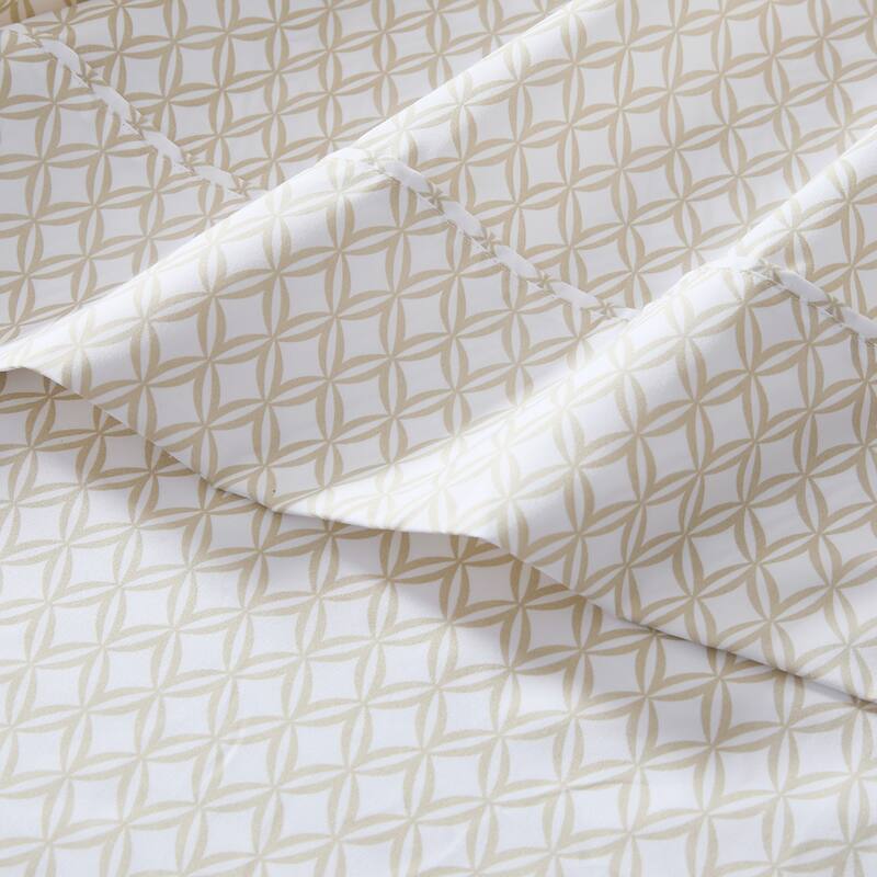 Lush Decor Eternity Neutral Sheet Set