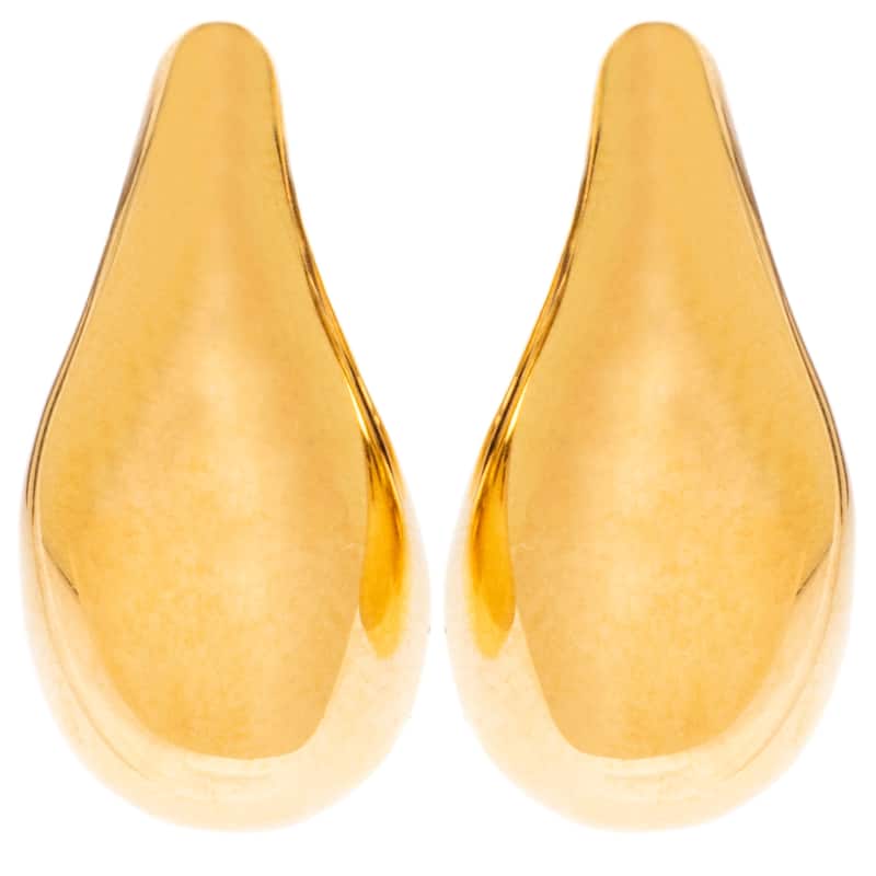 Bottega Veneta Small Twist Drop Earrings - Gold