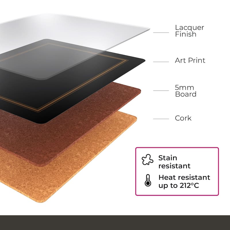 Pimpernel Set of 4 Classic Placemats - 15.7" x 11.7" each