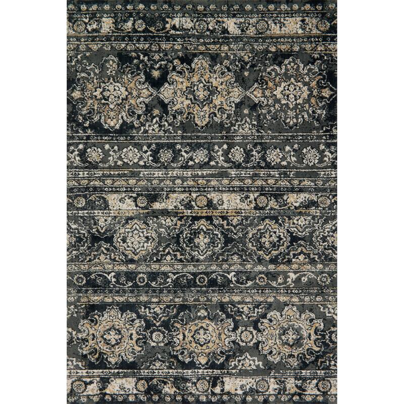 Alexander Home Verona Geometric Border Transitional Rug