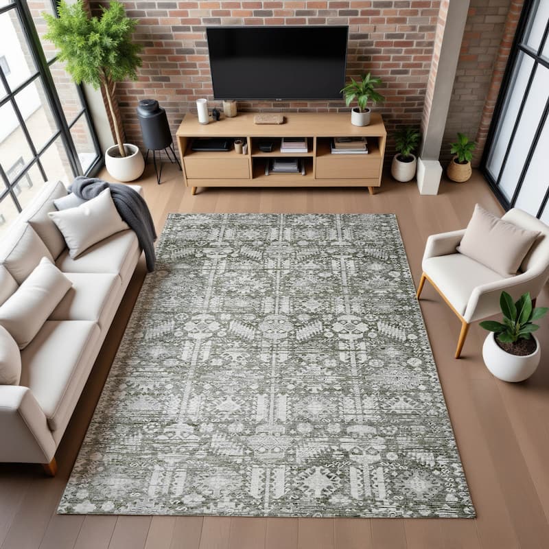 Premium Washable Super Soft Vintage Traditional Mayfield Rug