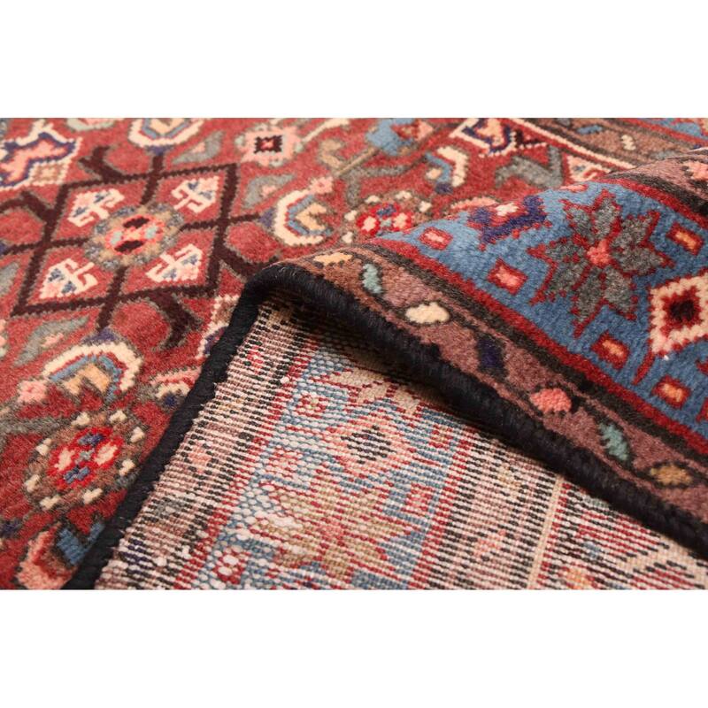 ECARPETGALLERY Hand-knotted Andelz Dark Red Wool Rug - 2'7 x 9'10
