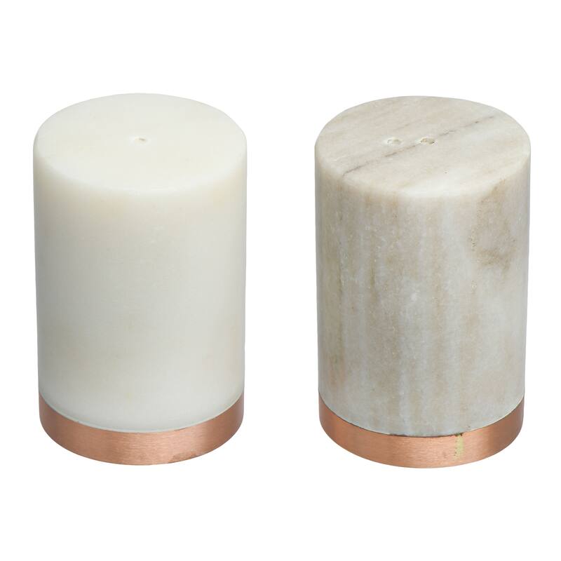 Marble Salt and Peper Shakers (Set of 2)