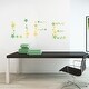 preview thumbnail 7 of 10, Walplus Green Yellow Stars Wall Sticker Home Decor Minimalist Decal