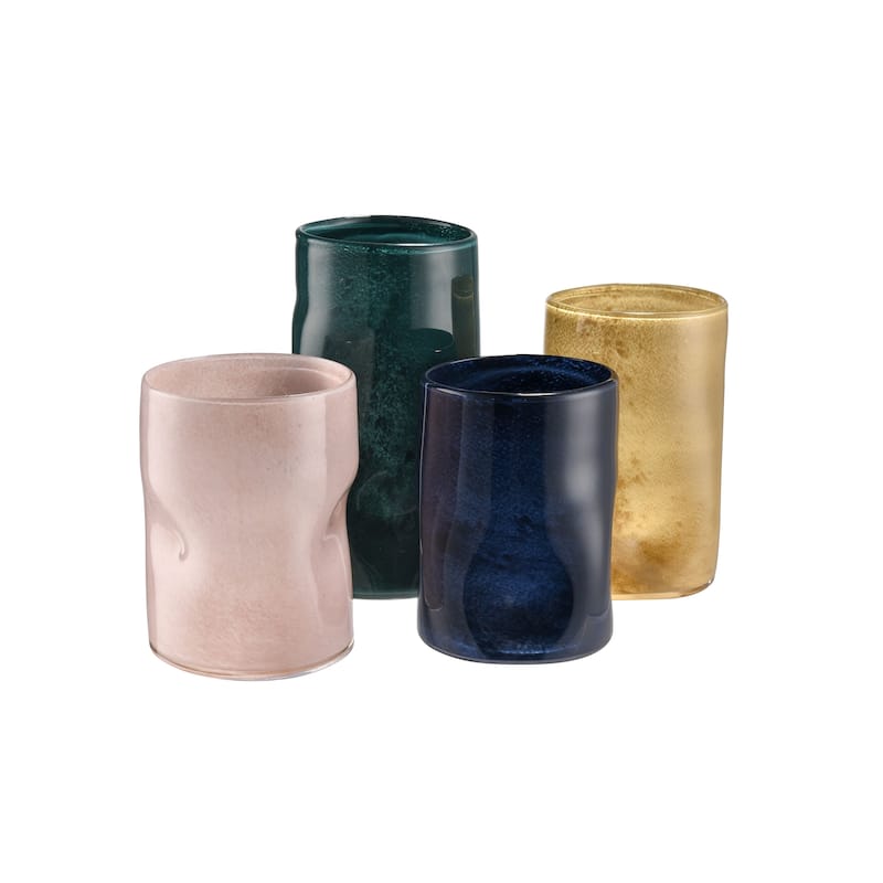 Atlas Alina Cylindrical Textured Colored Vase
