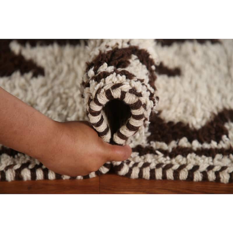 Natural Dye Kurdish Turkish Runner Rug Hand-knotted Wool Carpet - 3'4"x 11'4"