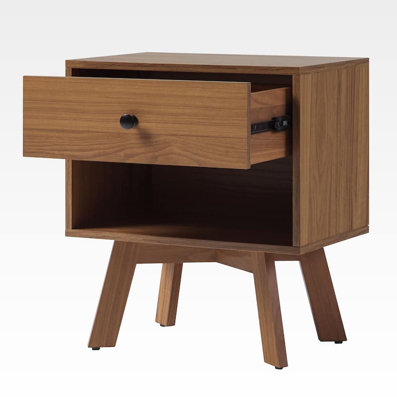 Middlebrook Designs Mid-Century Solid Wood Nightstand