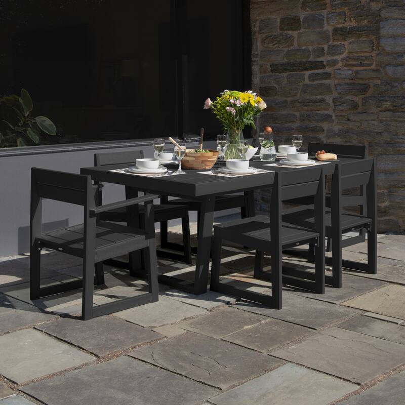 Haven Modern 7-Piece Outdoor Dining Set