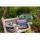 preview thumbnail 3 of 1, July 4th Stars and Bars Indoor/Outdoor Throw Pillow