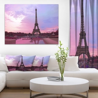 Eiffel Tower Paris My Love Purple Home Decor Metal Light Switch Plate Cover 