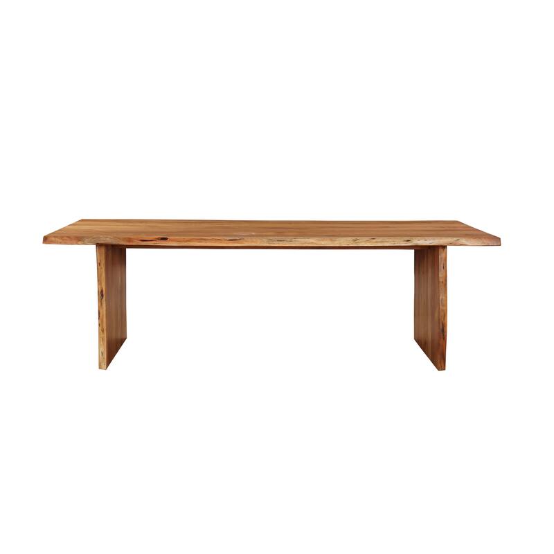 Cedar Live Edge Solid Wood Dining Table