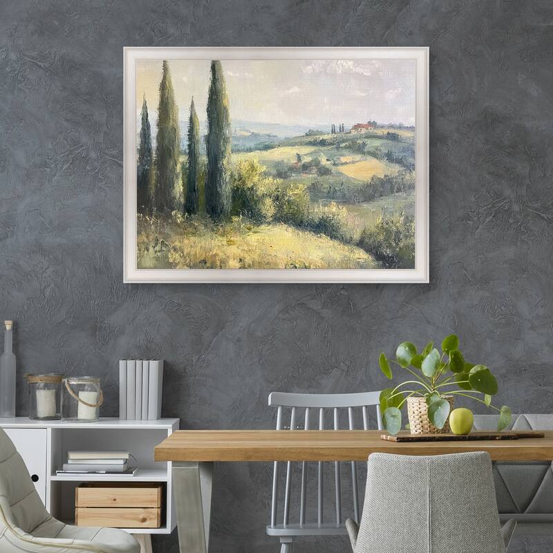 Masterpiece Art Gallery| Hill Country by Petals Prints Design - Framed Canvas Art Print
