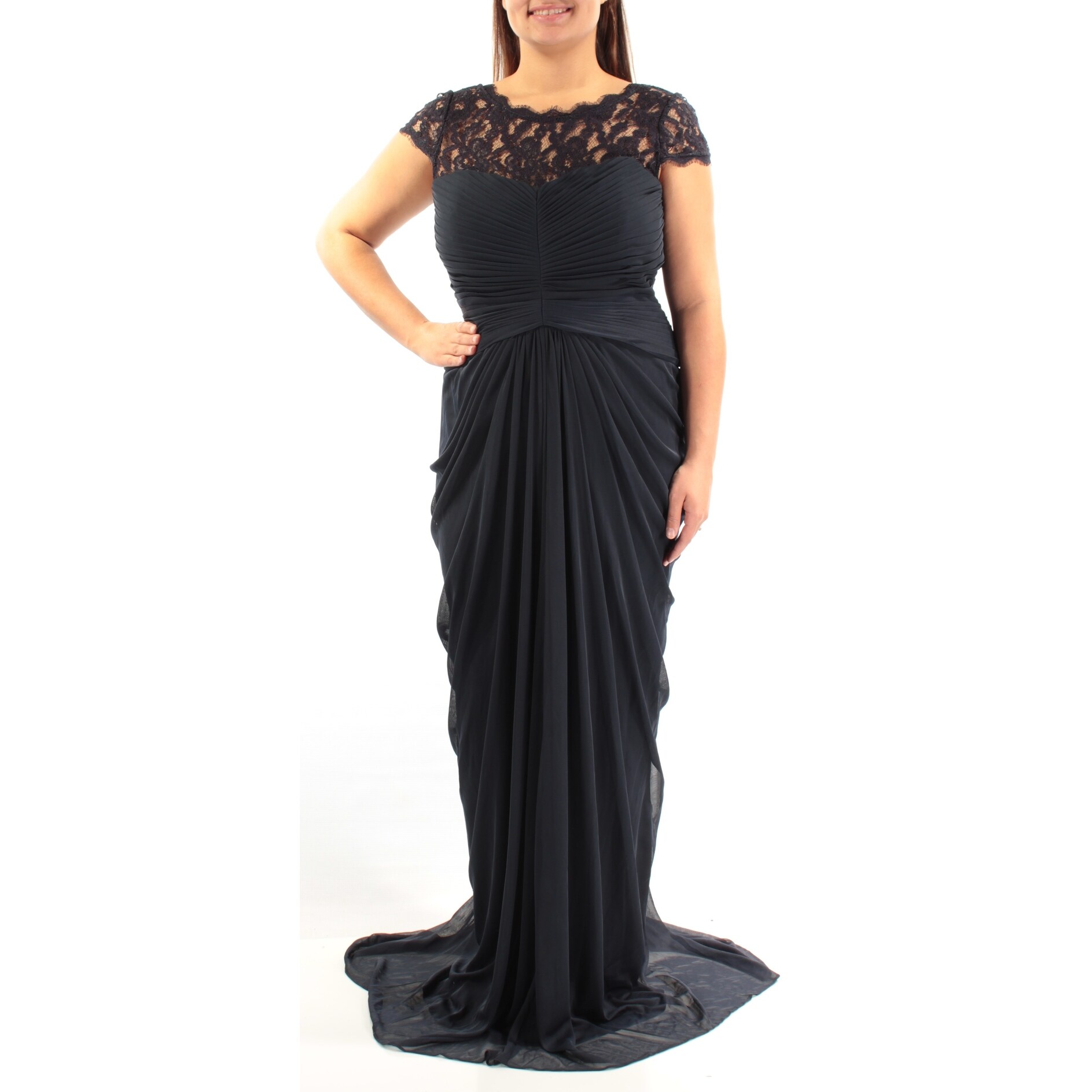 black formal dress size 16