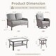 preview thumbnail 44 of 56, XIZZI Outdoor Patio Furniture Wicker Sofa Swivel Chair Set