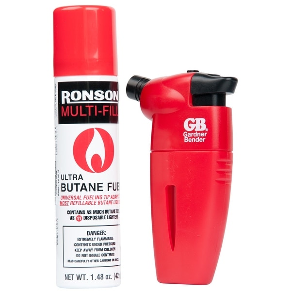 Gardner Bender MSTR-TORCH Pocket Butane Torch With Butane Refill, 0.92 OZ