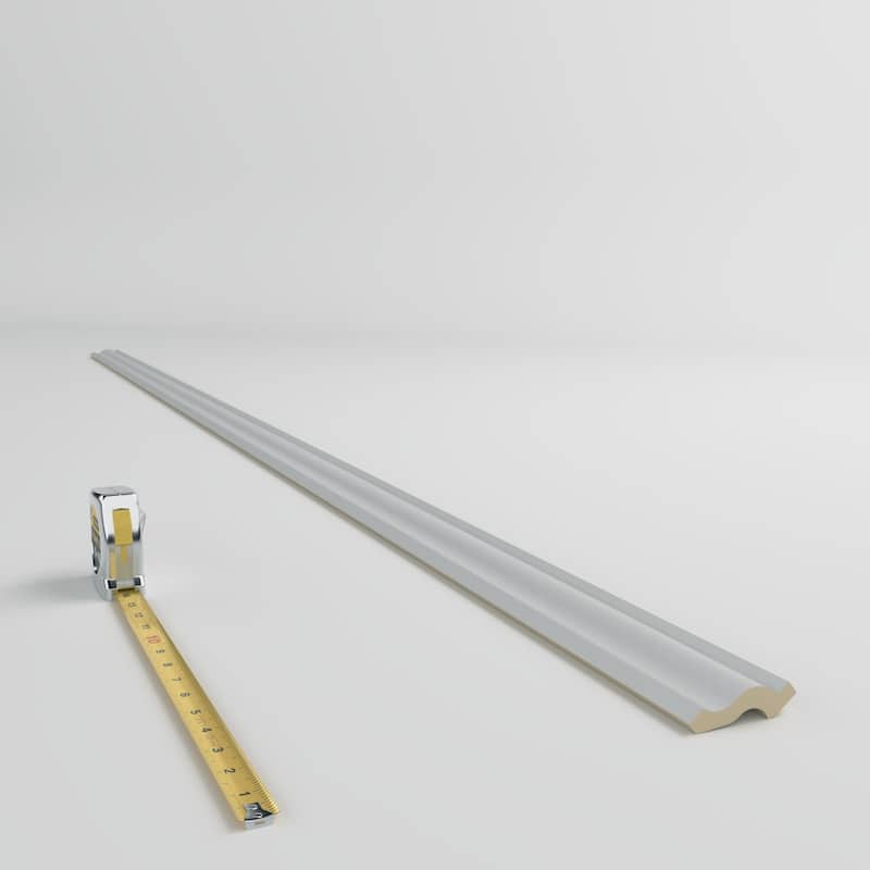 2 3/8"H x 1 5/8"P x 2 7/8"F x 96"L Nora Crown Moulding - 1-Pack