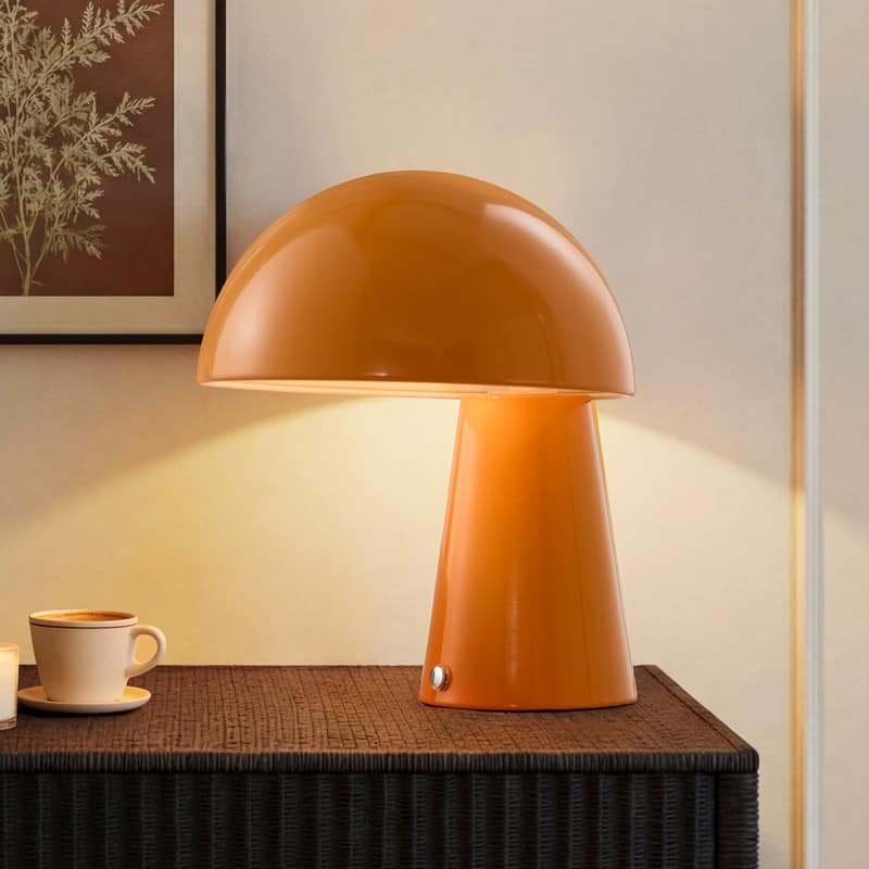 KAWOTI 9.5" Modern Metal Table Lamp with Touch Control