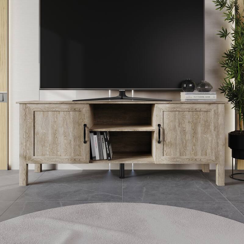 Clayfell Topeka 55" TV Stand - Antique Grey