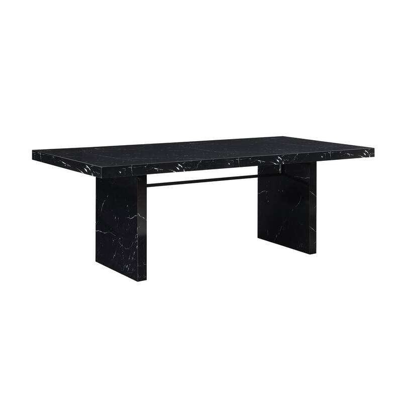 Futura Modern Faux Marble Dining Table