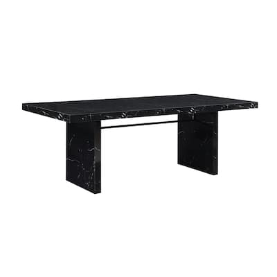 Futura Modern Faux Marble Dining Table