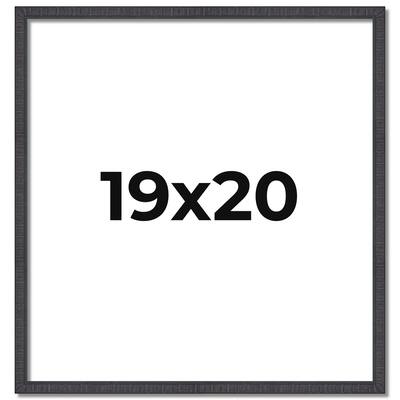 19x20 Frame Brown Solid Wood Picture Frame - Complete Modern Photo