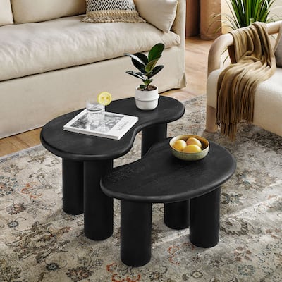 Hackney Mango Wood Nesting Coffee Table Set