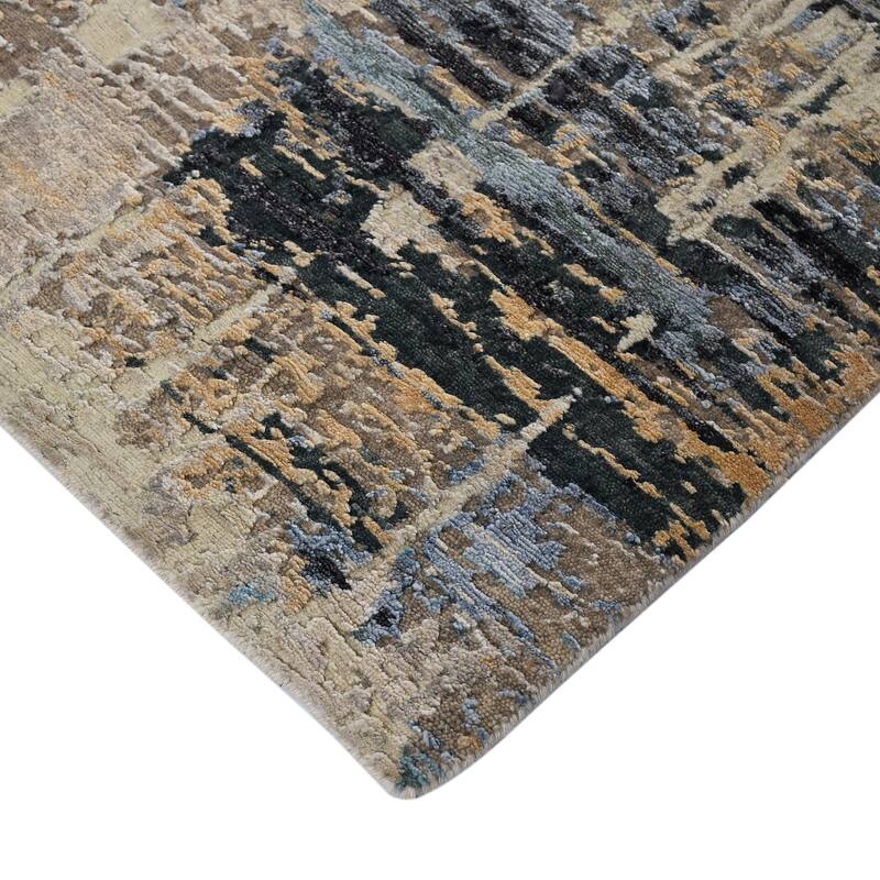 Serena Nania Modern & Contemporary Abstract Hand-Knotted Area Rug