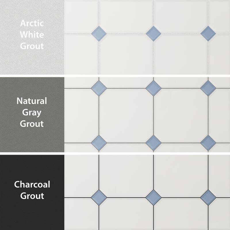 Merola Tile Vaudeville Taco Azzuro 1-5/8" x 1-5/8" Porcelain Floor and Wall Tile - Pallet ( Tiles)